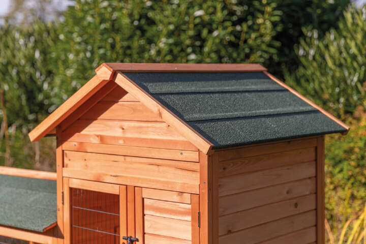 TRIXIE Natura Kleintierstall mit Freilaufgehege